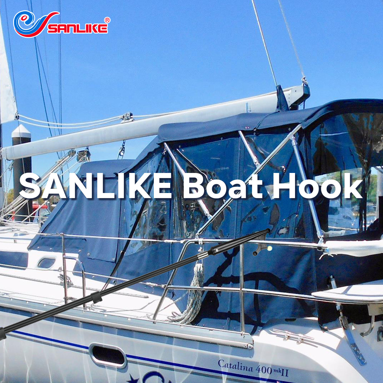 SANLIKE Boat Hooks for Docking Extension Pole Hook India