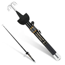 Load image into Gallery viewer, SANLIKE Stainless Steel Squid Gaff Seven Hooks Extendable Contractile Gripper Squids Rod Hook Fishing Gear 3M Squid Tool
