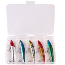 Load image into Gallery viewer, 5pcs Colours Available Lure 10cm/9g Floating Rattling Bead Imitation Hard Bait Mock Bait Fake Bait Fishing Tackle Products