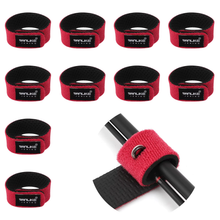 Load image into Gallery viewer, SANLIKE 10pcs Fishing Rod Tie Holders Straps Belts Suspenders Fastener Elastic Bandage Fishing Accessories Tackle Tools