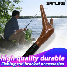 Load image into Gallery viewer, SANLIKE Anti-skid Turret Fork Head Accessories Athletic Bracket Head Universal Fishing Bracket Rod Head Fishing Accessories