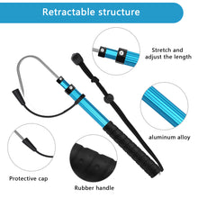 Load image into Gallery viewer, SANLIKE 60cm Fishing Spear Hook Aluminum Alloy Handle Stainless Telescopic Fishing Gaff Ice Sea Fishing Tackle Accessories