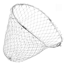 Load image into Gallery viewer, SANLIKE Folding Fishing Net Collapsible Aluminum Oval Frame 12mm Screw Nylon Mesh Landing Dip Net Fishing Tackle Accessories