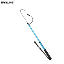 Load image into Gallery viewer, SANLIKE 60cm Fishing Spear Hook Aluminum Alloy Handle Stainless Telescopic Fishing Gaff Ice Sea Fishing Tackle Accessories