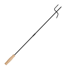 Load image into Gallery viewer, SANLIKE 1psc Heavy Duty Fireplace Poker Tool Outdoor Camping Household Wood Fire Hook Reusable 2 section 80cm