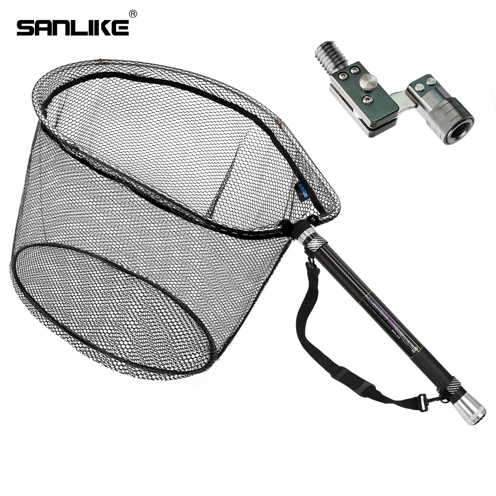 SANLIKE 3m Fishing Net With Folding Head Set Telescoping Carbon Fiber – SANLIKE STORE SANLIKE 3m Fishing Net With Folding Head Set Telescoping Carbon Fiber – SANLIKE STORE