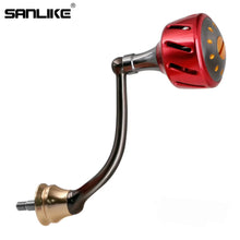 Load image into Gallery viewer, SANLIKE Fishing Reel Handle Right And Left of Thread Aviation Aluminum Fishing Tool for Shimano Spinning Reels