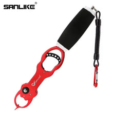 Load image into Gallery viewer, SANLIKE Fish Lip Grip Aluminum Alloy Gear Non-Slip EVA Handle Fishing Grip Clip Max Weighing 17KG Fishing Gripper Accessories
