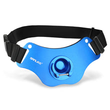 Load image into Gallery viewer, SANLIKE Fishing Fighting Belt Rod Holder Aluminum Adjustable Alloy Fishing Pole Waist Belt Tackle Saltwater Tool for Big Fish