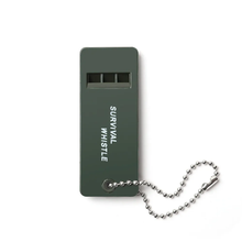Load image into Gallery viewer, SANLIKE Emergency Whistle 120db Multi-Audio Loud Safety Accessory with Key Chain for Outdoor Boating Fishing Rescue Signal