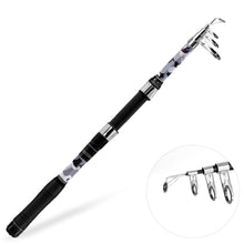 Load image into Gallery viewer, SANLIKE 180cm Fishing Rod Telescopic Carbon Baitcasting Fishing Pole for Saltwater and Freshwater Fishing Lure Rod Tool