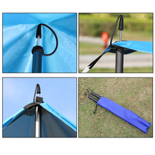 Load image into Gallery viewer, SANLIKE 250CM adjustable length tent pole set for camping and outdoor support poles Aluminium tent poles Tarpaulin poles