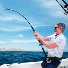 Load image into Gallery viewer, SANLIKE Fishing Top Waist Protection Fishing Boat Waist Belt Rod Belly Top Outdoor Adjustable Waist Fish Pole