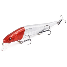 Load image into Gallery viewer, SANLIKE 5 Pcs 14cm Fake Bait Lure Bionic Bait Minnow Lure 3D High Imitation Eye Tungsten Hook Streamer Body Fishing Tools