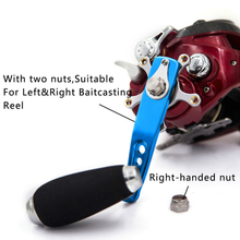 Load image into Gallery viewer, SANLIKE Fishing Spinning Reel Handle Accessory Baitcasting for Shimano & Daiwa 5*8 Fishing Reel Rocker Single Handle Left Right