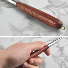 Load image into Gallery viewer, Stainless Steel Hook RemoverBlind Stab Deep Throat Hook RemoverPearwood HandleFish TakerRetractorFishing Accessories