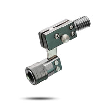 Load image into Gallery viewer, SANLIKE Folding Joint 1/2inch Thread Stainless Steel Fishing Rod Dip Net Adapter Joints Connector Fishing Tool Accessories