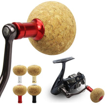 Load image into Gallery viewer, Fishing reel spinning reel crank 37MM ball grip pill rubber cork DIY change crank knob cork knob reel fishing handle accessories