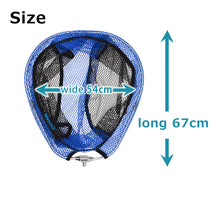 Load image into Gallery viewer, SANLIKE Portable Fishing Net Rubber Folding Opening Type Dip Mesh of Head 35/40/50cm Fishing Equipment Accessories