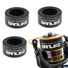 Load image into Gallery viewer, SANLIKE Multifunctional Fishing Reels strap 1.5m*2.6cm Black Autohesion Fishing Rod Tie Holders Straps Belts Fishing Accessories