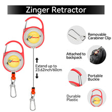 Load image into Gallery viewer, SANLIKE Magnetic Net Release Holder Fishing Line Clipper Quick Knot Tying Tool with Retractors Fly Fishing Combo