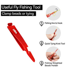 Load image into Gallery viewer, SANLIKE Magnetic Net Release Holder Fishing Line Clipper Quick Knot Tying Tool with Retractors Fly Fishing Combo