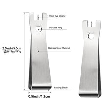 Load image into Gallery viewer, SANLIKE Magnetic Net Release Holder Fishing Line Clipper Quick Knot Tying Tool with Retractors Fly Fishing Combo
