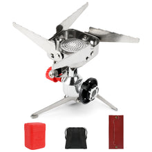 Load image into Gallery viewer, SANLIKE Camping Gas Stove Outdoor Windproof Tourist Burner Portable Folding Ultralight Cooker Equipment Hiking Picnic