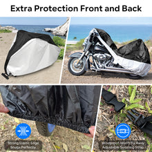 Load image into Gallery viewer, SANLIKE Bicycle Cover Outdoor Waterproof Bicycle Cover Rain, Sun and Windproof with Locking Holes for Mountain E-bike Scooter