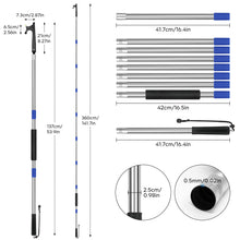 Load image into Gallery viewer, SANLIKE 0.8-3.6m Hooks with glow-in-the-dark beads for combination hook docking Durable stainless steel tubes Pontoon parts