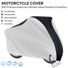 Load image into Gallery viewer, SANLIKE Bicycle Cover Outdoor Waterproof Bicycle Cover Rain, Sun and Windproof with Locking Holes for Mountain E-bike Scooter