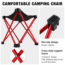 Load image into Gallery viewer, SANLIKE Portable Folding Chair Ultralight Foldable Stool Outdoor Fishing Camping Hiking Travel Beach Garden Picnic MIni Storage