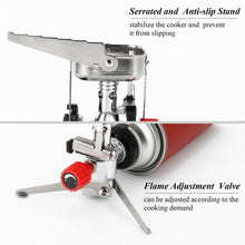 Load image into Gallery viewer, SANLIKE Camping Gas Stove Outdoor Windproof Tourist Burner Portable Folding Ultralight Cooker Equipment Hiking Picnic
