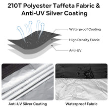 Load image into Gallery viewer, SANLIKE Bicycle Cover Outdoor Waterproof Bicycle Cover Rain, Sun and Windproof with Locking Holes for Mountain E-bike Scooter