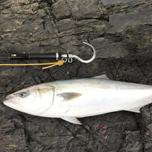 Load image into Gallery viewer, SANLIKE Double Hole Fishing Hook Stainless Steel Sea Fishing Hook Nylon rope Hook for Freshwater Saltwater Fishing Accessories