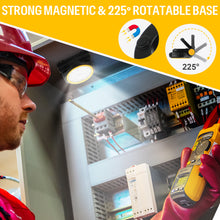 Load image into Gallery viewer, SANLIKE 1000lm LED Work Lights 5200mAh Rechargeable Magnetic Work Light 7 Light Modes Waterproof Flashlight with 360° Rotation