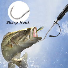 Load image into Gallery viewer, SANLIKE Telescopic Fishing Gaff with Stainless Fish Spear Hook Gripper No Slip Ruber Handle Outdoor Fishing Tackle Accessory