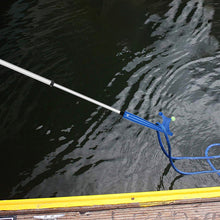 Load image into Gallery viewer, SANLIKE 1.4M Boat Hook Telescoping Aluminium Alloy Pole Telescopic Fishing Gaff With Rubber Non-Slip Grip Hook Boat Part