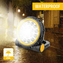Load image into Gallery viewer, SANLIKE 1000lm LED Work Lights 5200mAh Rechargeable Magnetic Work Light 7 Light Modes Waterproof Flashlight with 360° Rotation