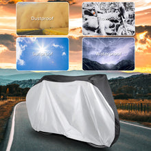 Load image into Gallery viewer, SANLIKE Bicycle Cover Outdoor Waterproof Bicycle Cover Rain, Sun and Windproof with Locking Holes for Mountain E-bike Scooter