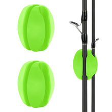 Load image into Gallery viewer, SANLIKE 2pcs Fishing Rod Fixed Ball Silica Gel Protection Anti-Collision Rod Stopper Retractor Fishing Tool Accessories