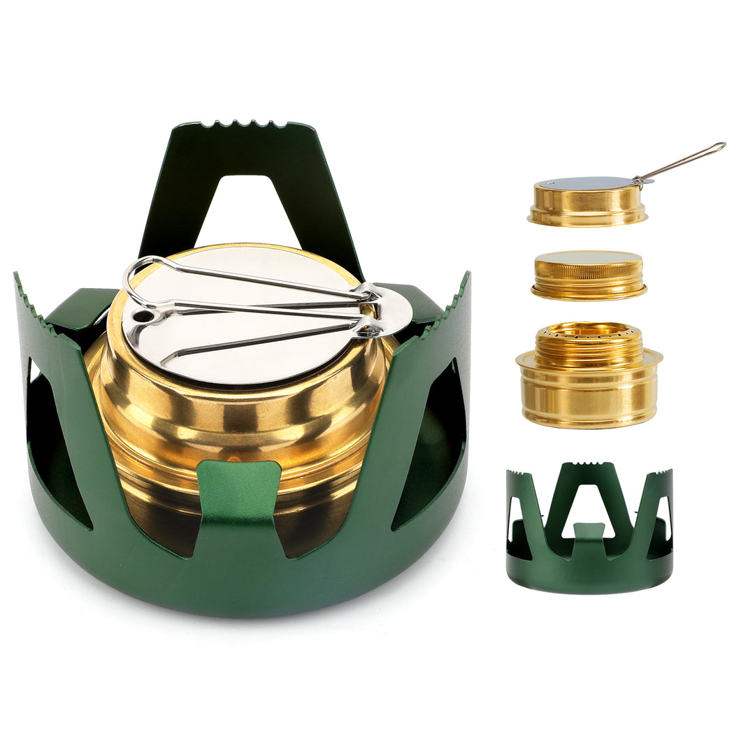 SANLIKE Outdoor Alcohol Stove Camping Stove Mini Picnic Stove Head Alcohol Furnace Vaporized Stove Camping Cook Equipment