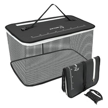 Load image into Gallery viewer, SANLIKE Living Fish Bucket Portable Folding Fish Guard Net Portable Water Tank Fishing Tackle Live Floating Fish Protection Case