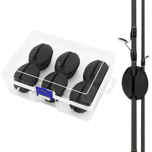 Load image into Gallery viewer, SANLIKE 6pcs Fishing Rod Fixed Ball Silica Gel Protection Anti-Collision Rod Stopper Retractor Fishing Tool Accessories