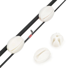 Load image into Gallery viewer, SANLIKE 6pcs White Fishing Rod Fixed Ball Silica Gel Protection Anti-Collision Rod Stopper Retractor Fishing Tool Accessories
