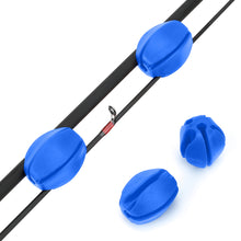 Load image into Gallery viewer, SANLIKE 2pcs Fishing Rod Fixed Ball Silica Gel Protection Anti-Collision Rod Stopper Retractor Fishing Tool Accessories