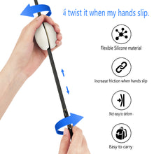 Load image into Gallery viewer, SANLIKE 6pcs White Fishing Rod Fixed Ball Silica Gel Protection Anti-Collision Rod Stopper Retractor Fishing Tool Accessories