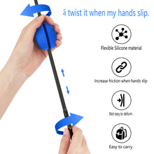 Load image into Gallery viewer, SANLIKE 2pcs Fishing Rod Fixed Ball Silica Gel Protection Anti-Collision Rod Stopper Retractor Fishing Tool Accessories