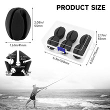 Load image into Gallery viewer, SANLIKE 6pcs Fishing Rod Fixed Ball Silica Gel Protection Anti-Collision Rod Stopper Retractor Fishing Tool Accessories