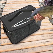 Load image into Gallery viewer, SANLIKE Living Fish Bucket Portable Folding Fish Guard Net Portable Water Tank Fishing Tackle Live Floating Fish Protection Case